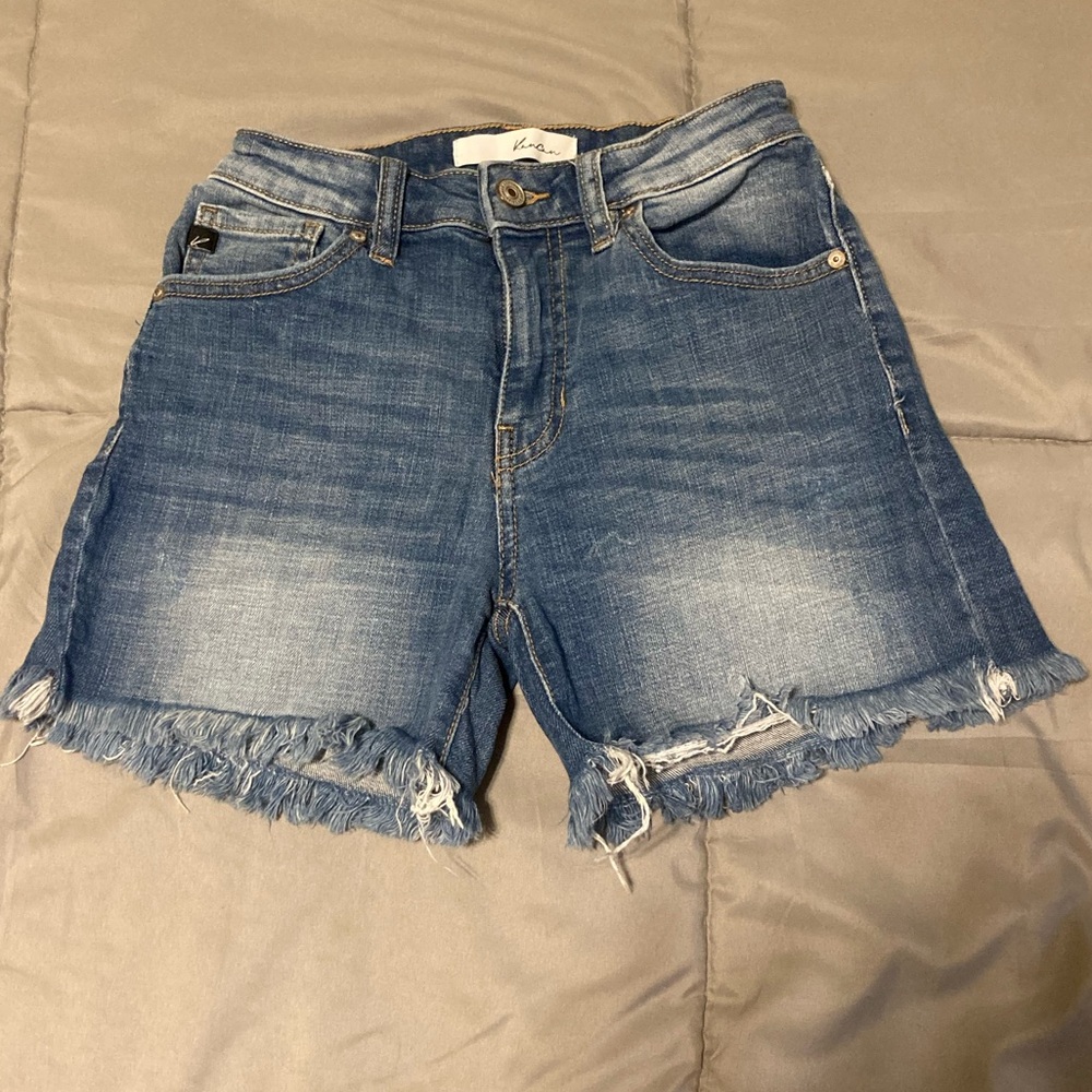 KanCan Medium Wash Denim Shorts